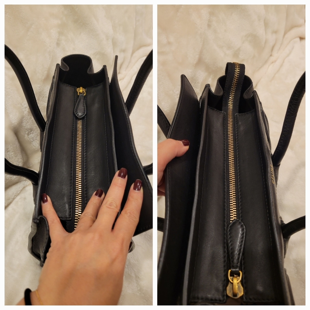 Celine Micro Luggage Tote Bag in black - Picture 16 of 16